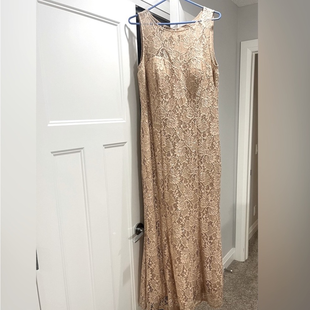Elegant Champagne long dress